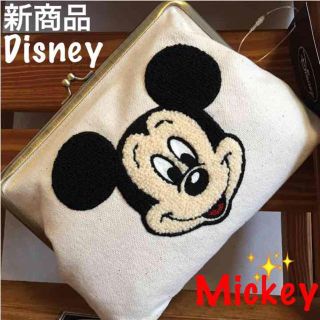 ディズニー(Disney)の新商品 Mickeyがま口ポーチ(ポーチ)