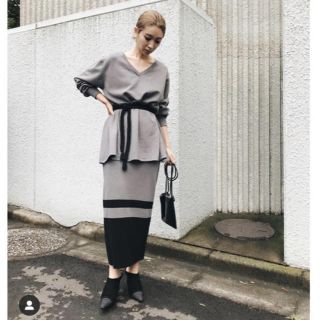 マウジー(moussy)の❤️RIM ARK ラインカラーニットセットアップ❤️(ニット/セーター)