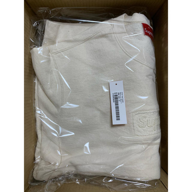 L Supreme Cutout Logo Crewneck 灰 国内正規品