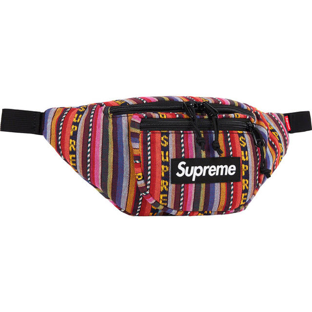 Supreme Woven Stripe Waist Bag