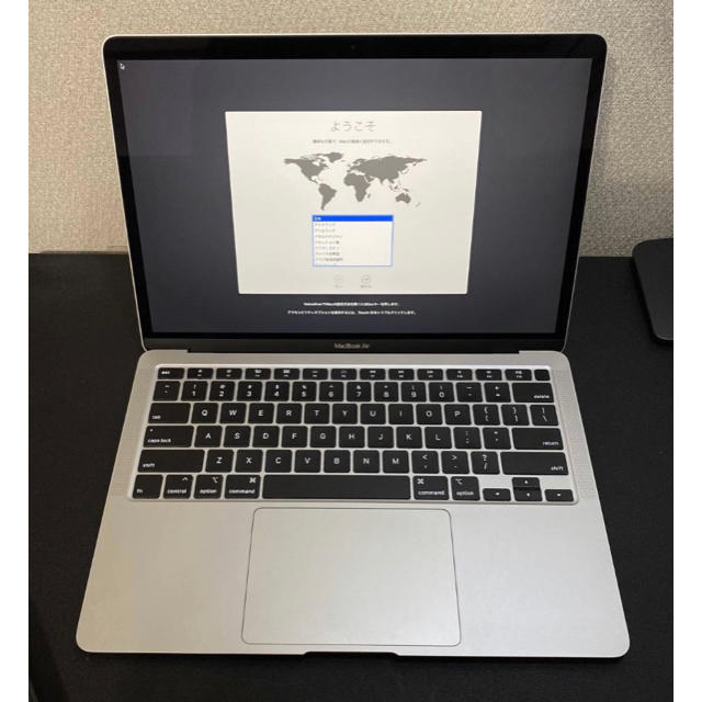 PC/タブレット美品 MacBook Air 2020シルバー1.2GHz i7 16G1TB