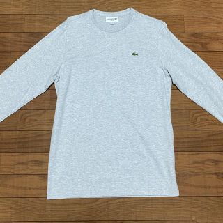 ラコステ(LACOSTE)のラコステ　ロンT メンズ　グレー　値下げしました！(Tシャツ/カットソー(七分/長袖))