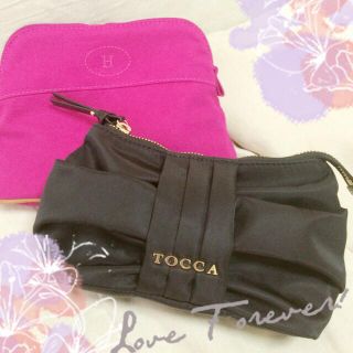 トッカ(TOCCA)のTOCCA♡リボンポーチ(ポーチ)