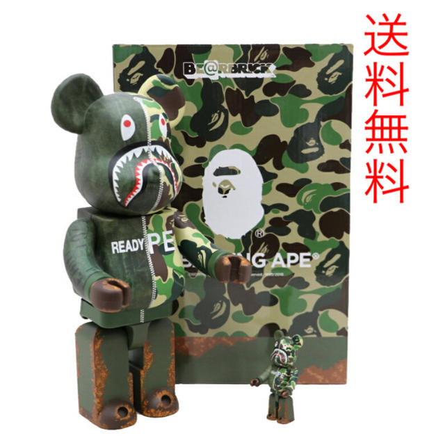 BAPE x READYMADE シャーク　100%+400% ベアブリックその他