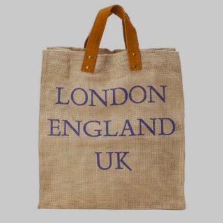 ドゥーズィエムクラス(DEUXIEME CLASSE)のmaisonbengalメゾン ベンガルjute tote bag London(トートバッグ)