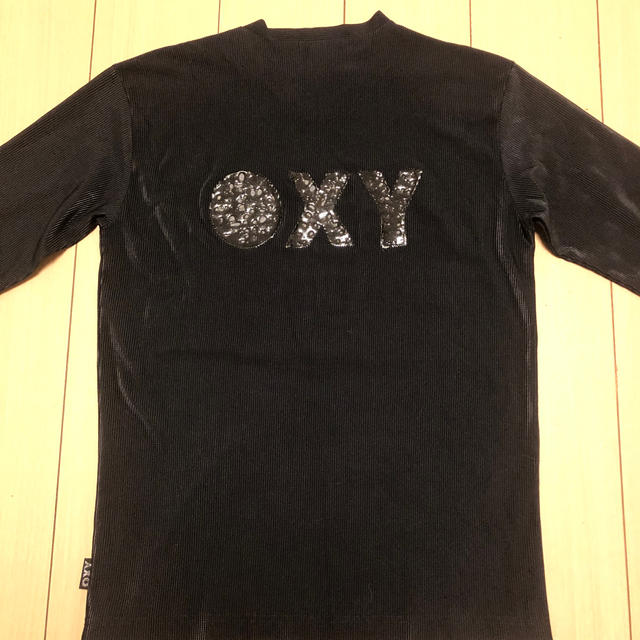 OXY(ライカ)立体ロゴ黒ロングスリーブTシャツ メンズのトップス(Tシャツ/カットソー(七分/長袖))の商品写真