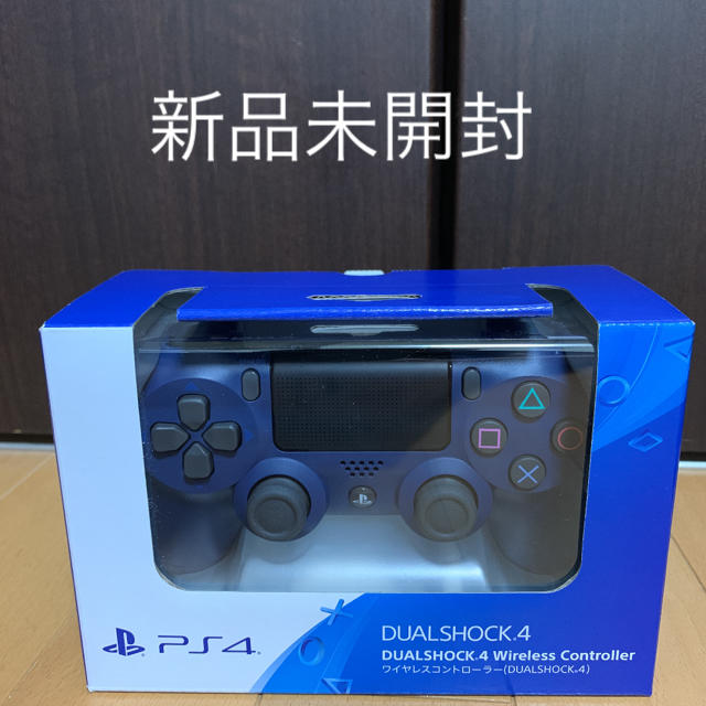 ゲームソフト/ゲーム機本体ワイヤレスコントローラー (DUALSHOCK 4) ミッドナイト・ブルー