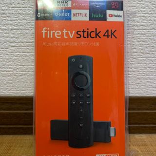 パナソニック(Panasonic)の【新品未開封】Fire TV Stick アマゾン ファイヤースティック 4K(映像用ケーブル)