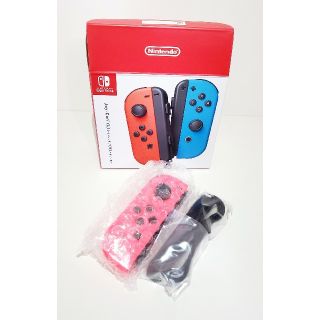 ニンテンドースイッチ(Nintendo Switch)の【新品未使用】Joy-Con ジョイコン (L) / ネオンレッド(携帯用ゲーム機本体)