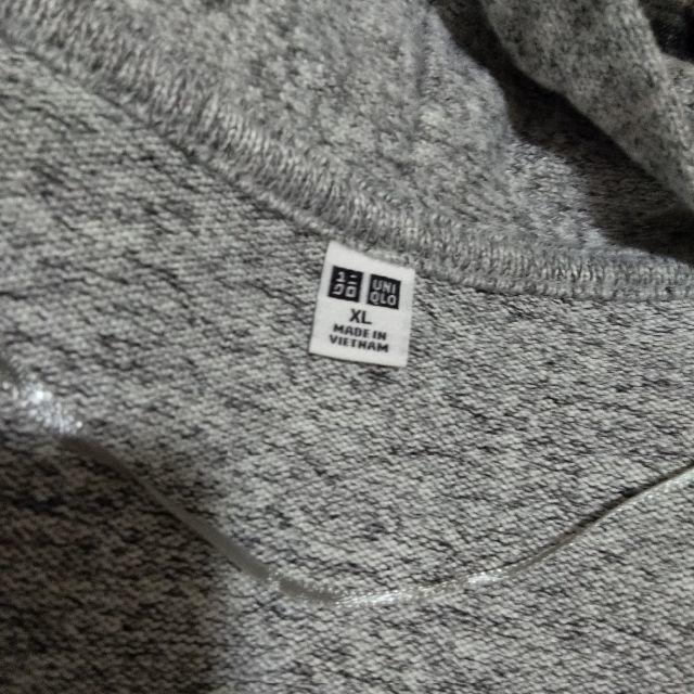 UNIQLO(ユニクロ)の【ユニクロ】フリース ロングカーディガン ロング丈 UNIQLO 杢グレー メンズのトップス(カーディガン)の商品写真