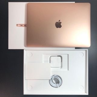 マック(Mac (Apple))のMacBook Air(2018) 128GB ゴールド(ノートPC)