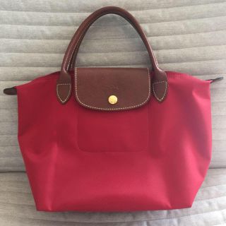 ロンシャン(LONGCHAMP)の【最終値下げ】ロンシャン  スモール  赤(ハンドバッグ)