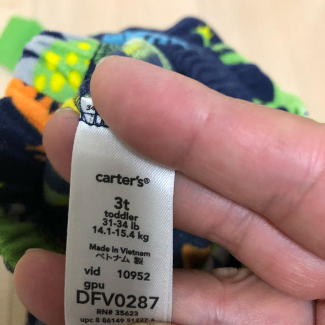 carter's(カーターズ)のカーターズ(carter's)キッズパジャマ 3t(100〜105) キッズ/ベビー/マタニティのキッズ服男の子用(90cm~)(パジャマ)の商品写真