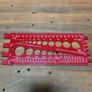 Snap-on スナップオンボルトサイズゲージ「BOLT SIZE GAUGE」(工具)