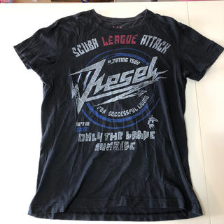 ディーゼル(DIESEL)のDIESEL  Ｔシャツ　　Ｍサイズ　　ブラック(Tシャツ/カットソー(半袖/袖なし))