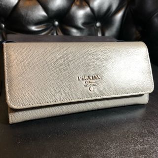 PRADA - 美品 PRADA プラダ 長財布 ギャランティカード 箱付きの通販