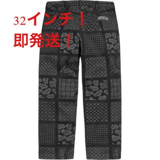 シュプリーム(Supreme)の即発送　Supreme Paisley Grid Chino Pant 32(チノパン)