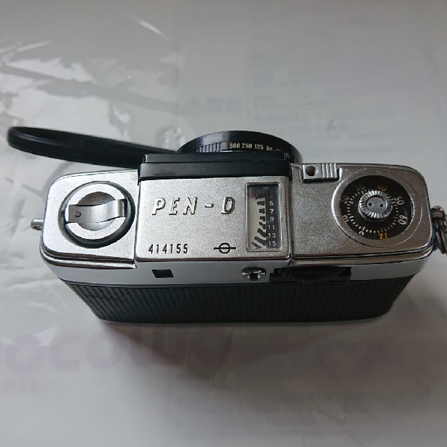 OLYMPUS(オリンパス)のアンティーク オリンパスカメラ PEN-D  ケースー付き スマホ/家電/カメラのカメラ(フィルムカメラ)の商品写真