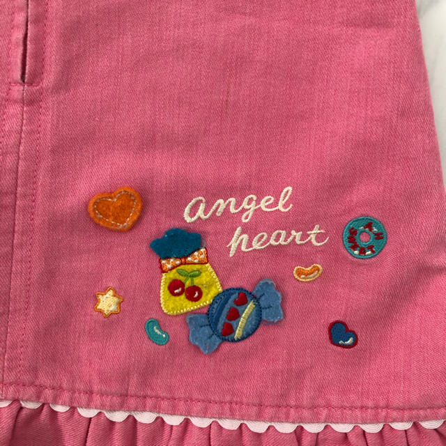 Angel Heart(エンジェルハート)のエンジェルハート　ワンピース　ジャンパースカート キッズ/ベビー/マタニティのキッズ服女の子用(90cm~)(ワンピース)の商品写真