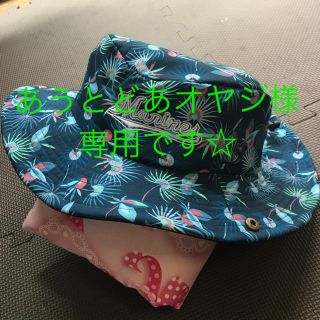 ☆あうとどあオヤジ様専用です☆未使用品マリーンズの刺繍入り★ボタニカル柄 帽子(ハット)