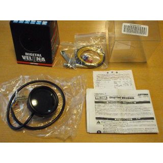 ジャンク 品番79716 デイトナ電気式スピード タコメーター デジタルベローナ(パーツ)