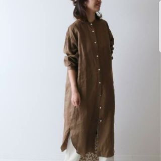 フレームワーク(FRAMeWORK)のFRAMeWORK   FRENCH LINEN シャツワンピース(シャツ/ブラウス(長袖/七分))