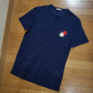 モンクレール(MONCLER)のモンクレール トリコロール ワッペンTシャツ サイズXS(Tシャツ/カットソー(半袖/袖なし))