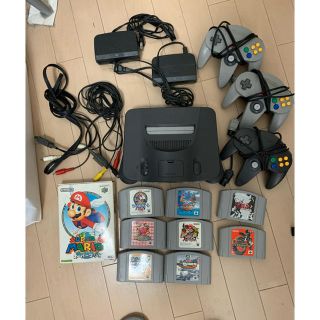 ニンテンドウ64(NINTENDO 64)のニンテンドー64本体、他セット(家庭用ゲーム機本体)