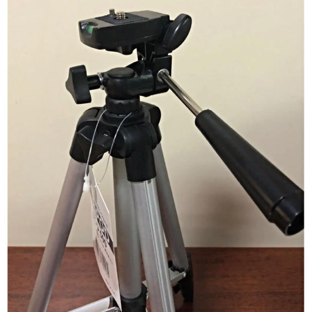 TRIPOD MOD 500 カメラ三脚 小型軽量 シルバー 水準器付