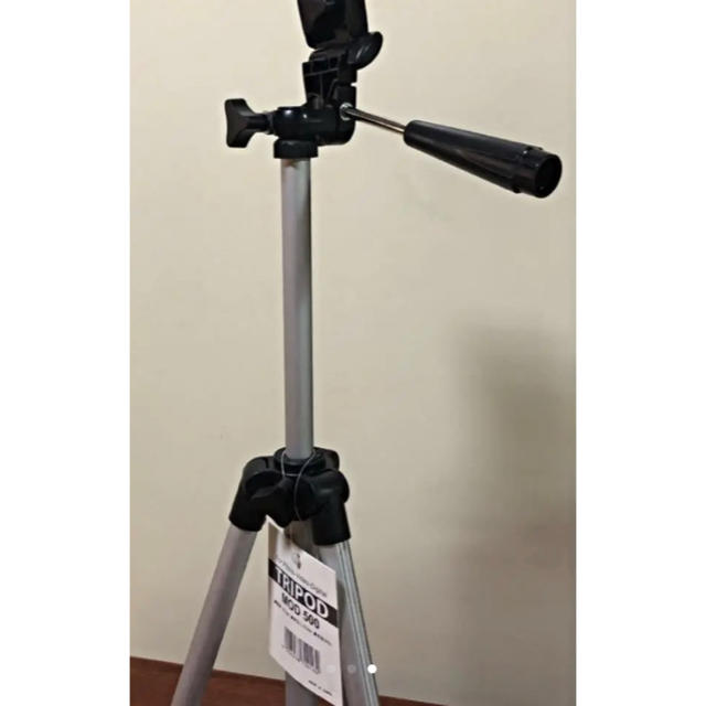 TRIPOD MOD 500 カメラ三脚 小型軽量 シルバー 水準器付