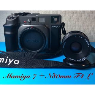 マミヤ(USTMamiya)の🔴逸品 Mamiya7 N80mm F4 L マミヤ７中判 フィルムカメラ (フィルムカメラ)