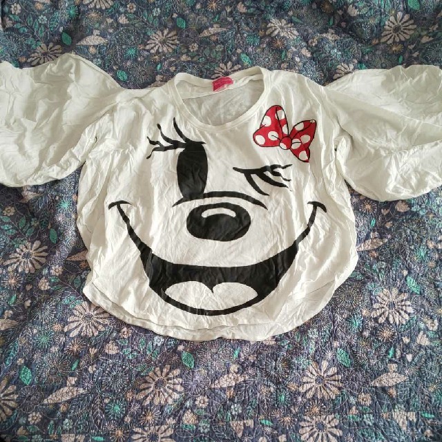 Disney(ディズニー)のディズニー ミニーマウス ビッグフェイス Tシャツ レディースのトップス(Tシャツ(半袖/袖なし))の商品写真