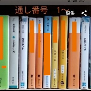 東野圭吾・木下半太・山田悠介・他　1冊300円〔通し番号〕1〜(文学/小説)