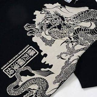 TEDMAN - 爆裂爛漫娘/龍/Tシャツ/黒/rmt-308/テッドマン/カミナリモータースの通販 by ...