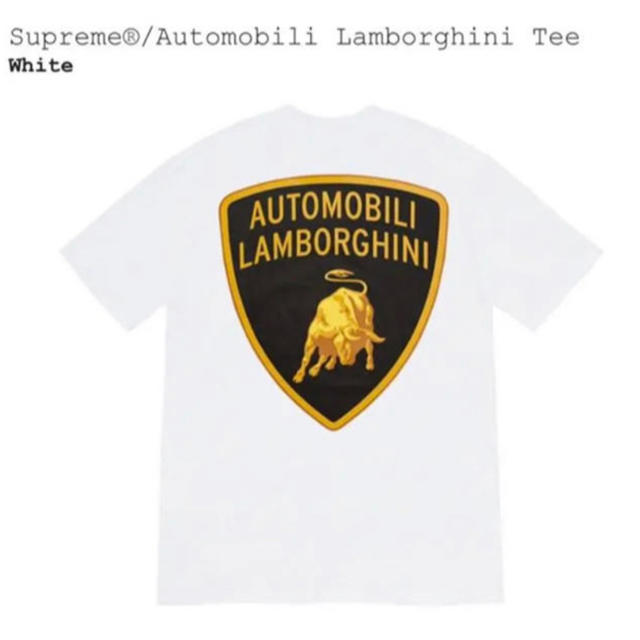 Supreme Lamborghini Tee White 白 Mサイズ-