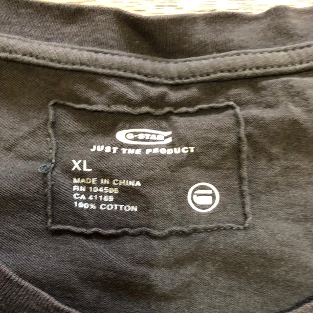 G-STAR RAW(ジースター)のXL ジースターロー　カットオフシャツ　タンクトップ　黒 メンズのトップス(Tシャツ/カットソー(半袖/袖なし))の商品写真