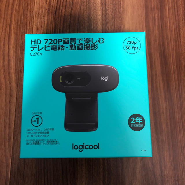 Logicool webカメラ C270n ブラック スマホ/家電/カメラのPC/タブレット(PC周辺機器)の商品写真