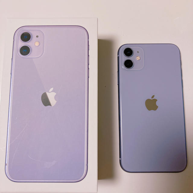 上品なスタイル iPhone パープル【送料込】 SIMフリー 128GB 【り