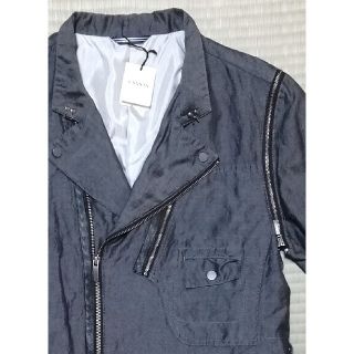 ランバンオンブルー(LANVIN en Bleu)の☔️激ゲリラ❗️⚡️【新品！6万！▲８０%】ランバンオンブルー Wライダース(ライダースジャケット)