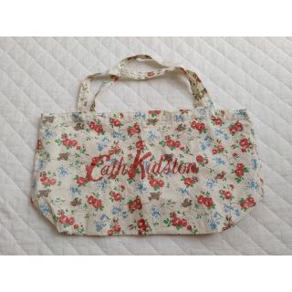 キャスキッドソン(Cath Kidston)のレア Cath Kidston ムック本 付録 バード柄 コットンバッグ(トートバッグ)