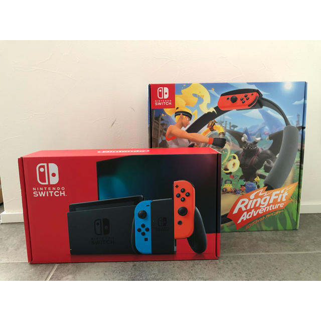 Nintendo Switch ネオン リングフィットアドベンチャー セット ...