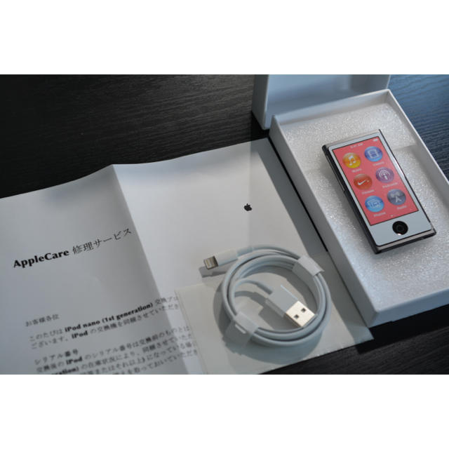 【新品未使用】iPod nano 第7世代 16GB gray apple 3