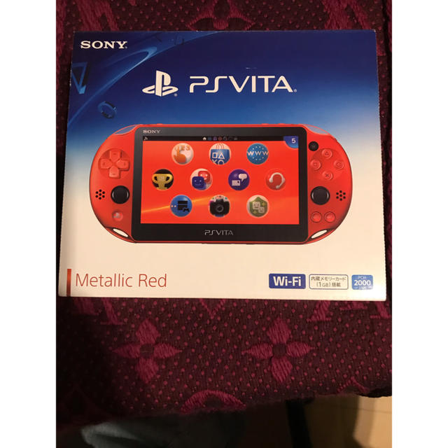 PlayStation Vita Wi-Fiモデル レッド PCH-2000