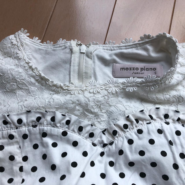 mezzo piano junior(メゾピアノジュニア)のmezzo piano junior ワンピース キッズ/ベビー/マタニティのキッズ服女の子用(90cm~)(ワンピース)の商品写真