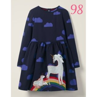 ボーデン(Boden)のMini Boden ユニコーンワンピース 98(ワンピース)