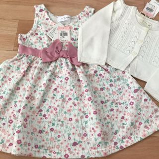 ウィルメリー(WILL MERY)の新品　ワンピースセット 80   lily ivory  will mery(ワンピース)