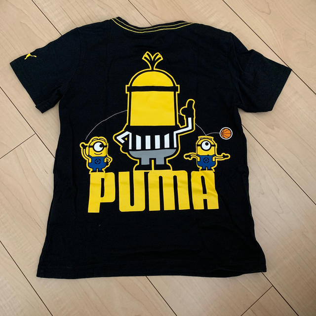 ミニオン(ミニオン)のPUMA×ミニオン　コラボTシャツ　キッズ キッズ/ベビー/マタニティのキッズ服男の子用(90cm~)(Tシャツ/カットソー)の商品写真