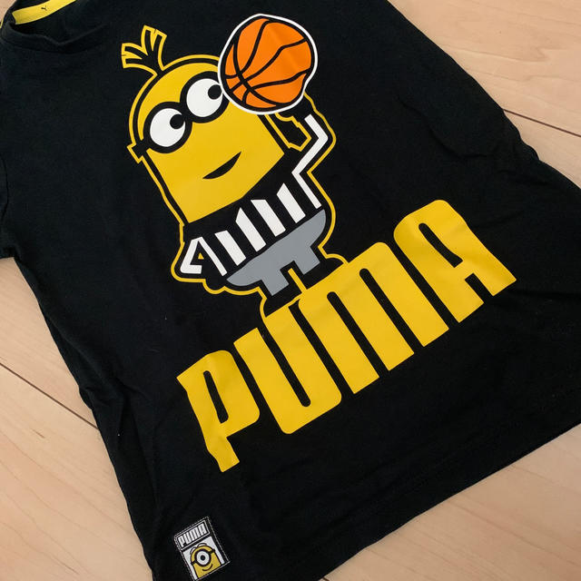 ミニオン(ミニオン)のPUMA×ミニオン　コラボTシャツ　キッズ キッズ/ベビー/マタニティのキッズ服男の子用(90cm~)(Tシャツ/カットソー)の商品写真