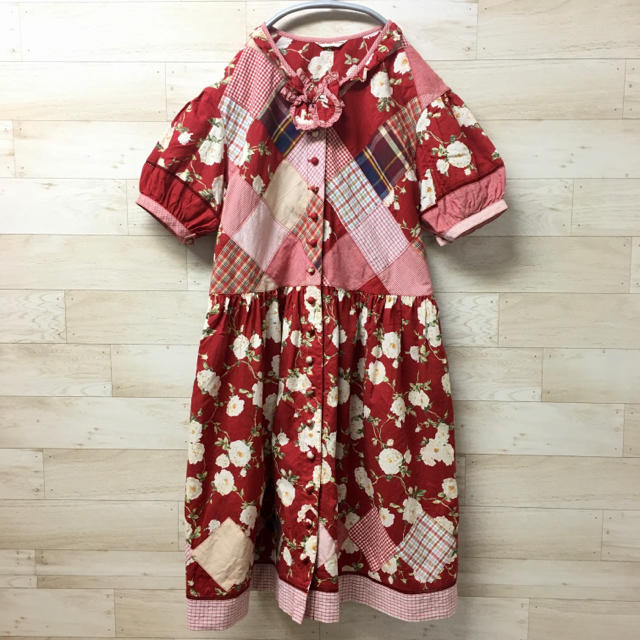 PINK HOUSE(ピンクハウス)の【BABY PINKHOUSE】ワンピース(L 115〜125cm) キッズ 花 キッズ/ベビー/マタニティのキッズ服女の子用(90cm~)(ワンピース)の商品写真