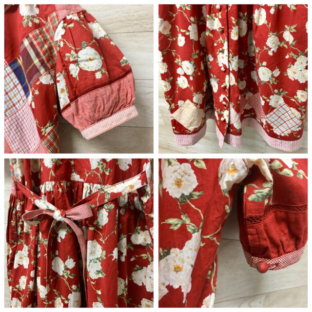 PINK HOUSE(ピンクハウス)の【BABY PINKHOUSE】ワンピース(L 115〜125cm) キッズ 花 キッズ/ベビー/マタニティのキッズ服女の子用(90cm~)(ワンピース)の商品写真